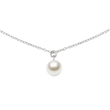 Pearl Necklace Silver