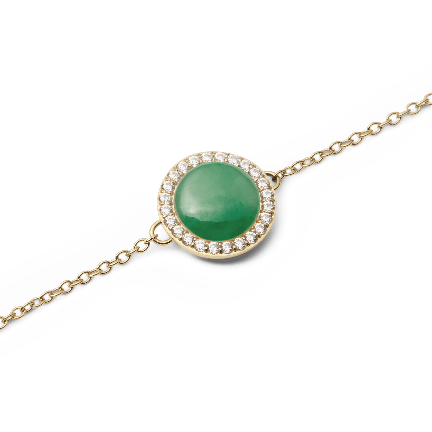 Audrey Bracelet Jade Gold