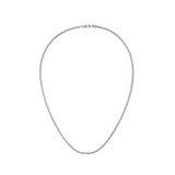 Tide Mesh Necklace Silver 2.8