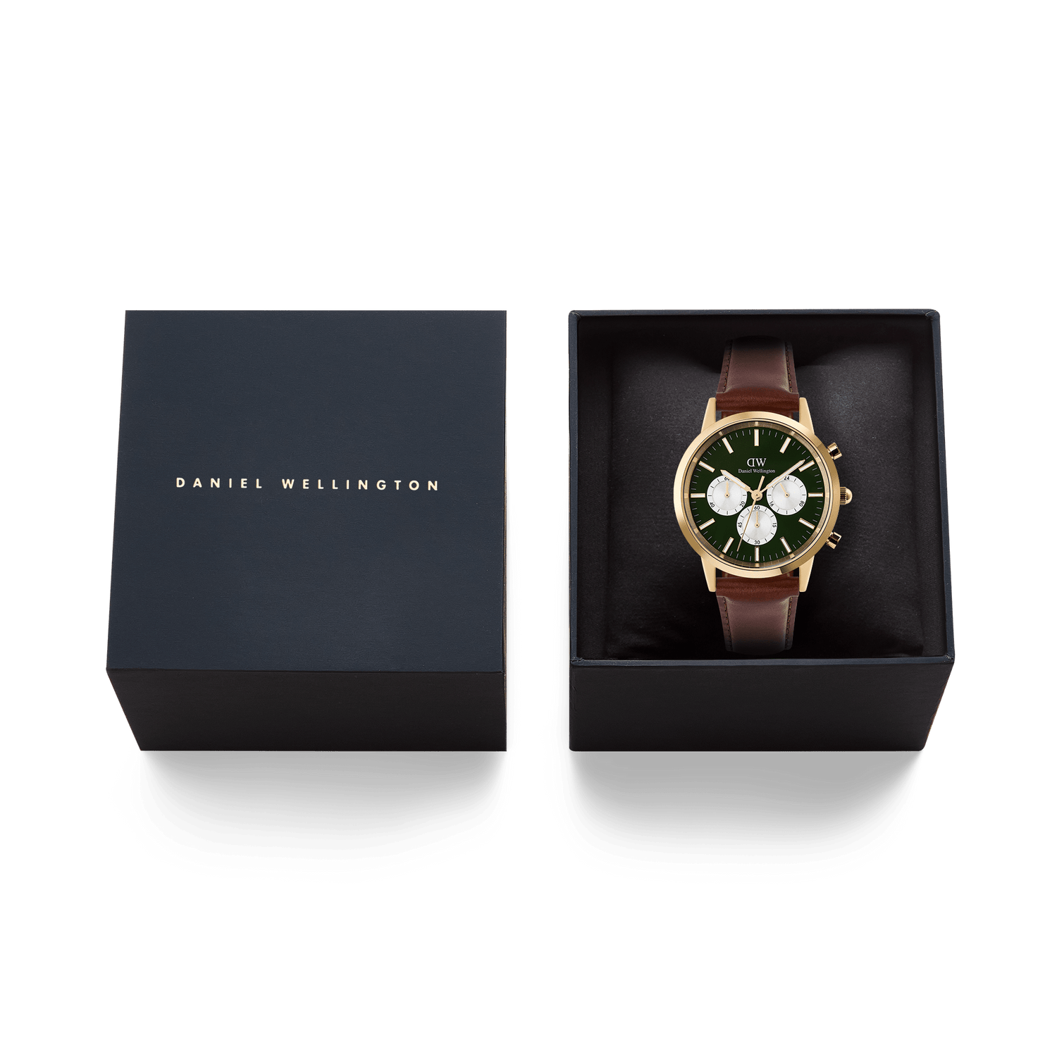 Iconic Chronograph  St Mawes Emerald Panda Gold