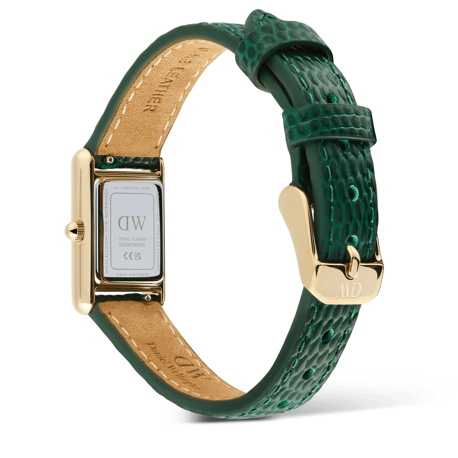 Bound Mini Green Lizard Gold