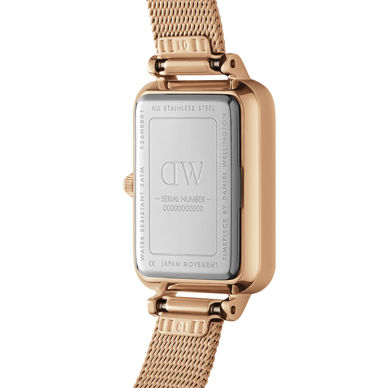 Quadro - Square watch for women in rose gold | DW