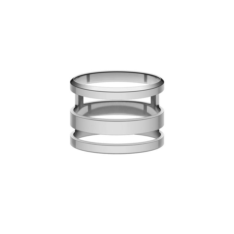Elan Triad Ring Silver