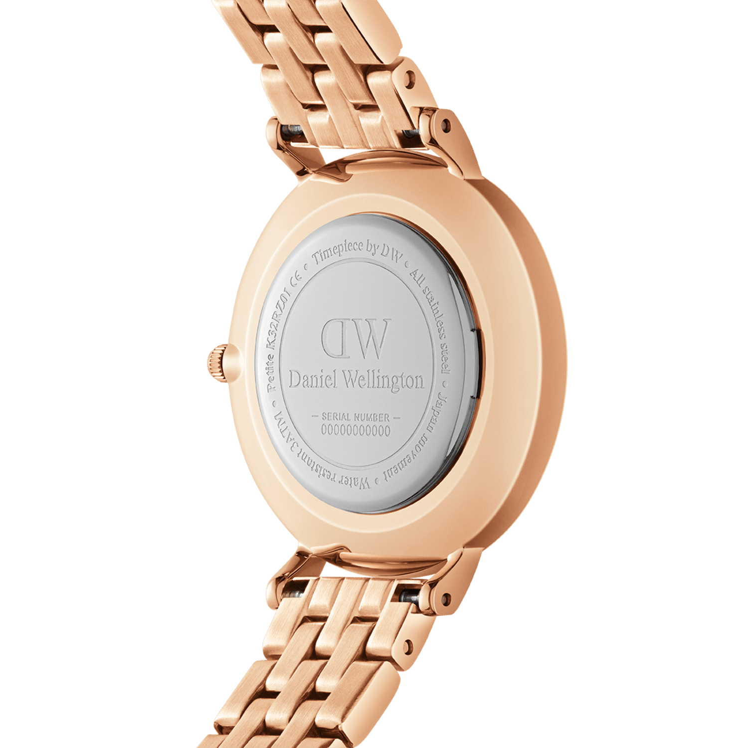 Petite Bezel white dial watch - with rose gold strap | DW Petite Bezel white dial watch - with rose gold strap | DW