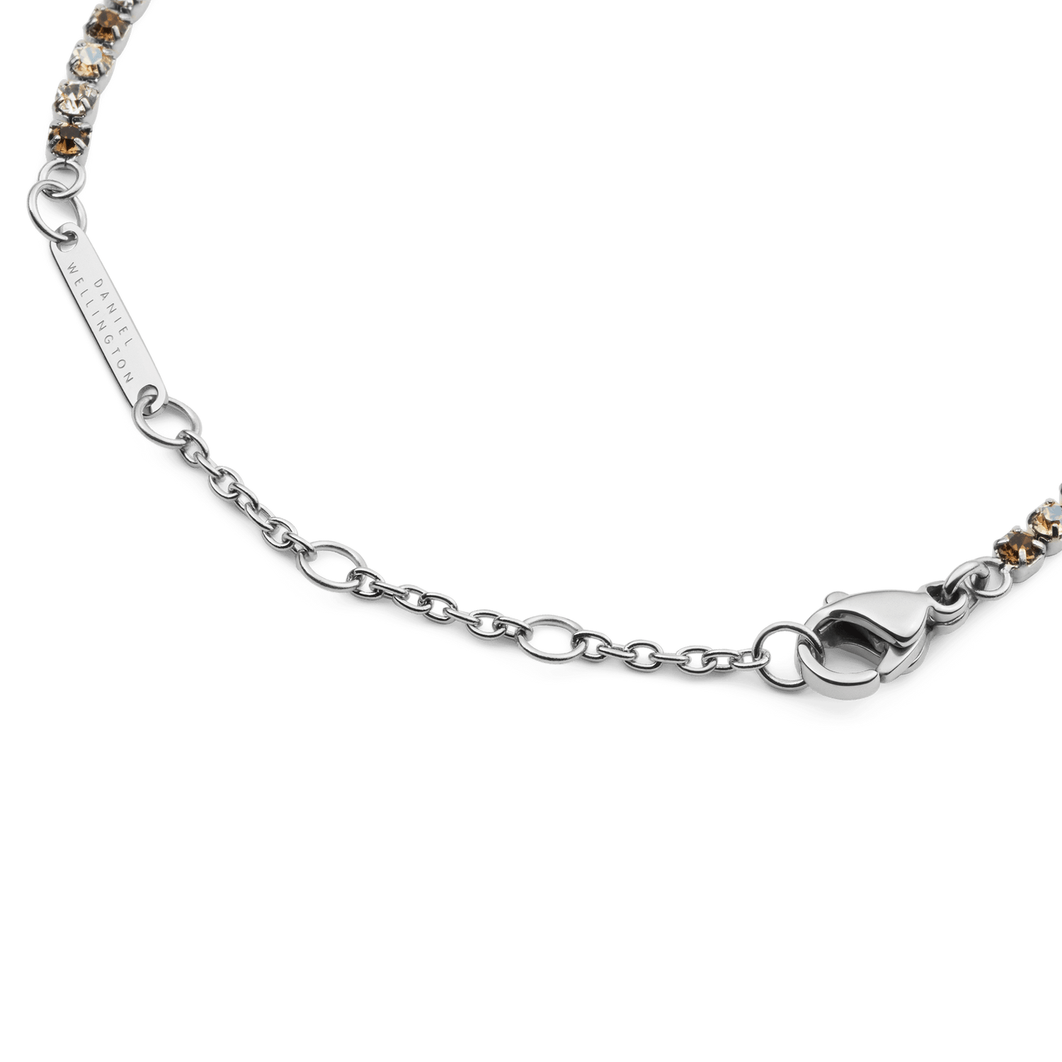 Classic Tennis Bracelet Honey Combo Silver