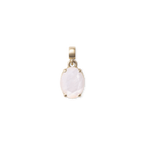Mother of Pearl Oval Gold Charm