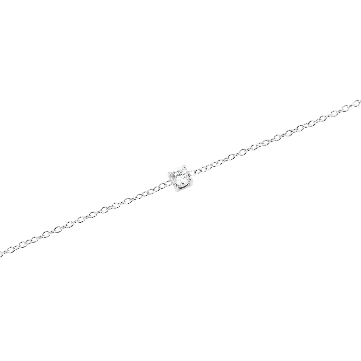 Mirelle Solitaire Bracelet Silver