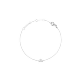 Crystal Zodiac Chain Bracelet Silver