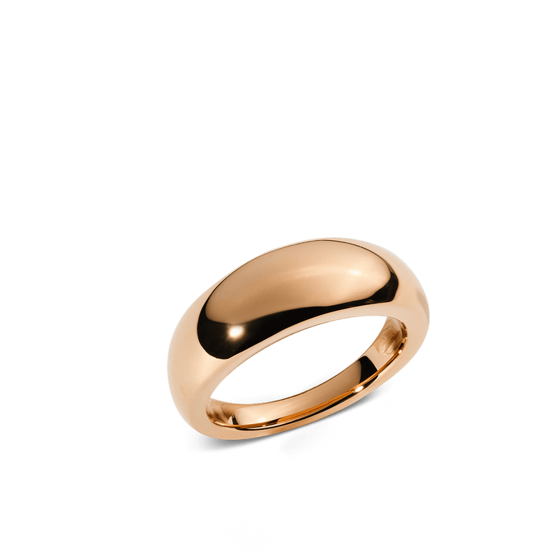 Flow Ring 8mm Rose Gold