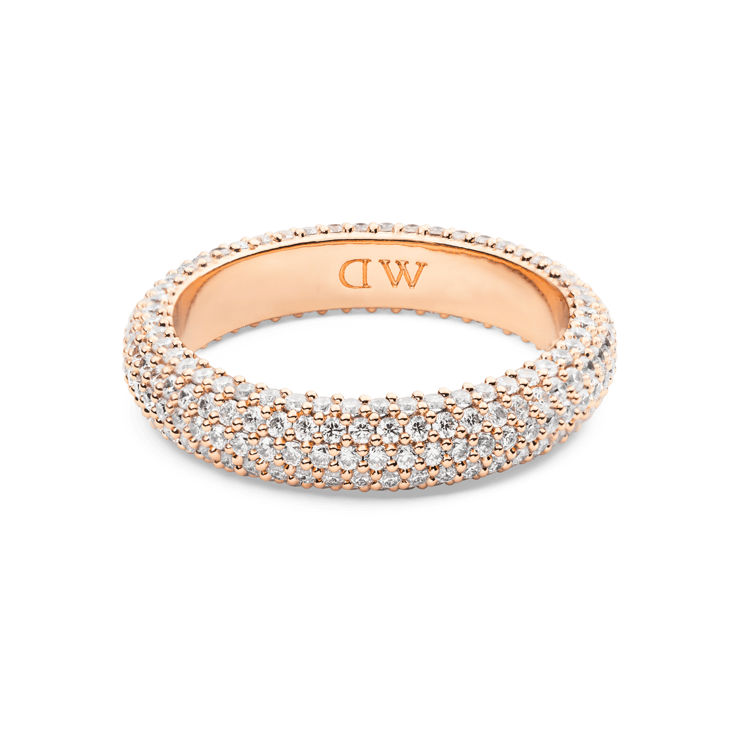 Pavé Ring Rose Gold 5 mm
