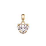 Heart White Crystal Charm G