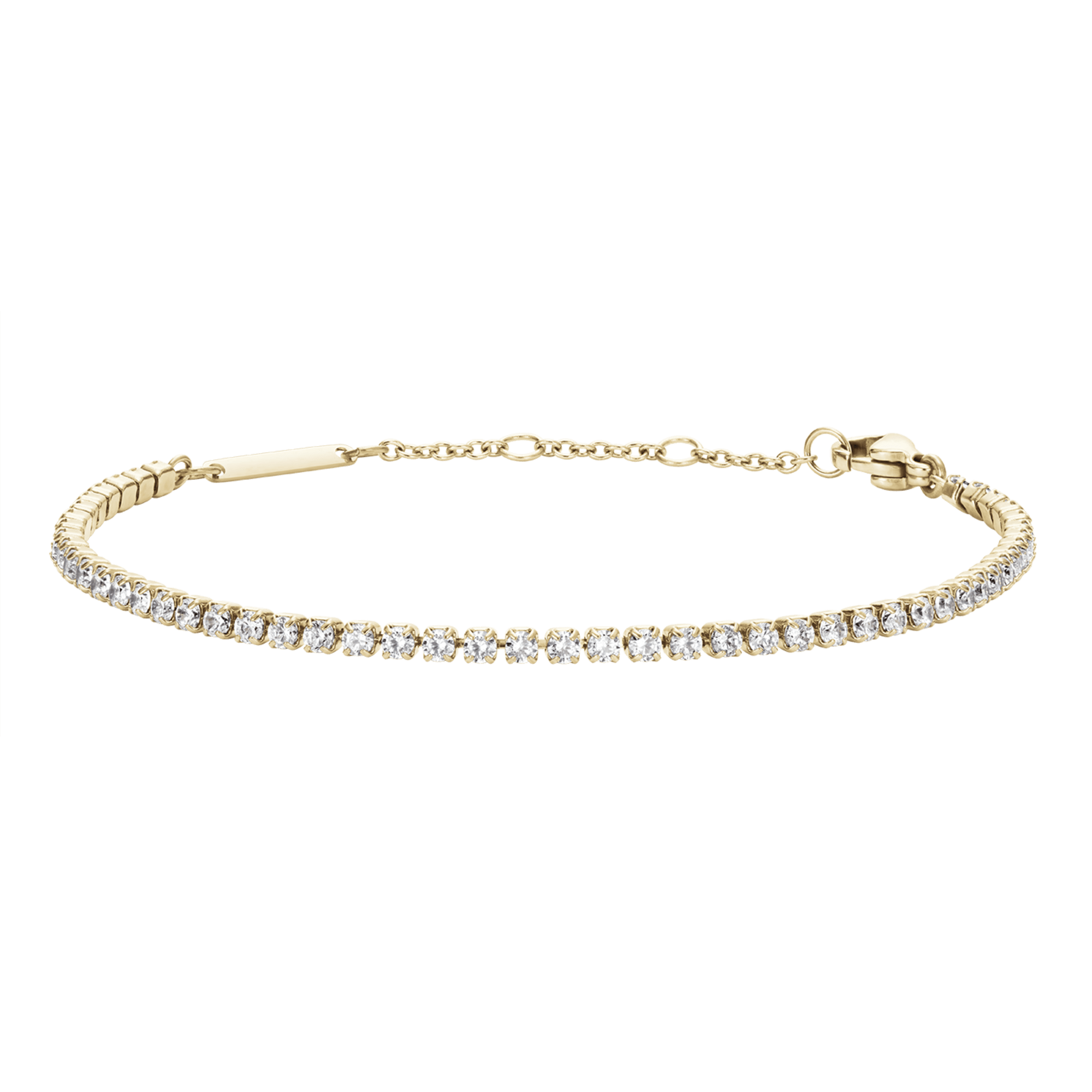 Classic Tennis Bracelet in gold DW