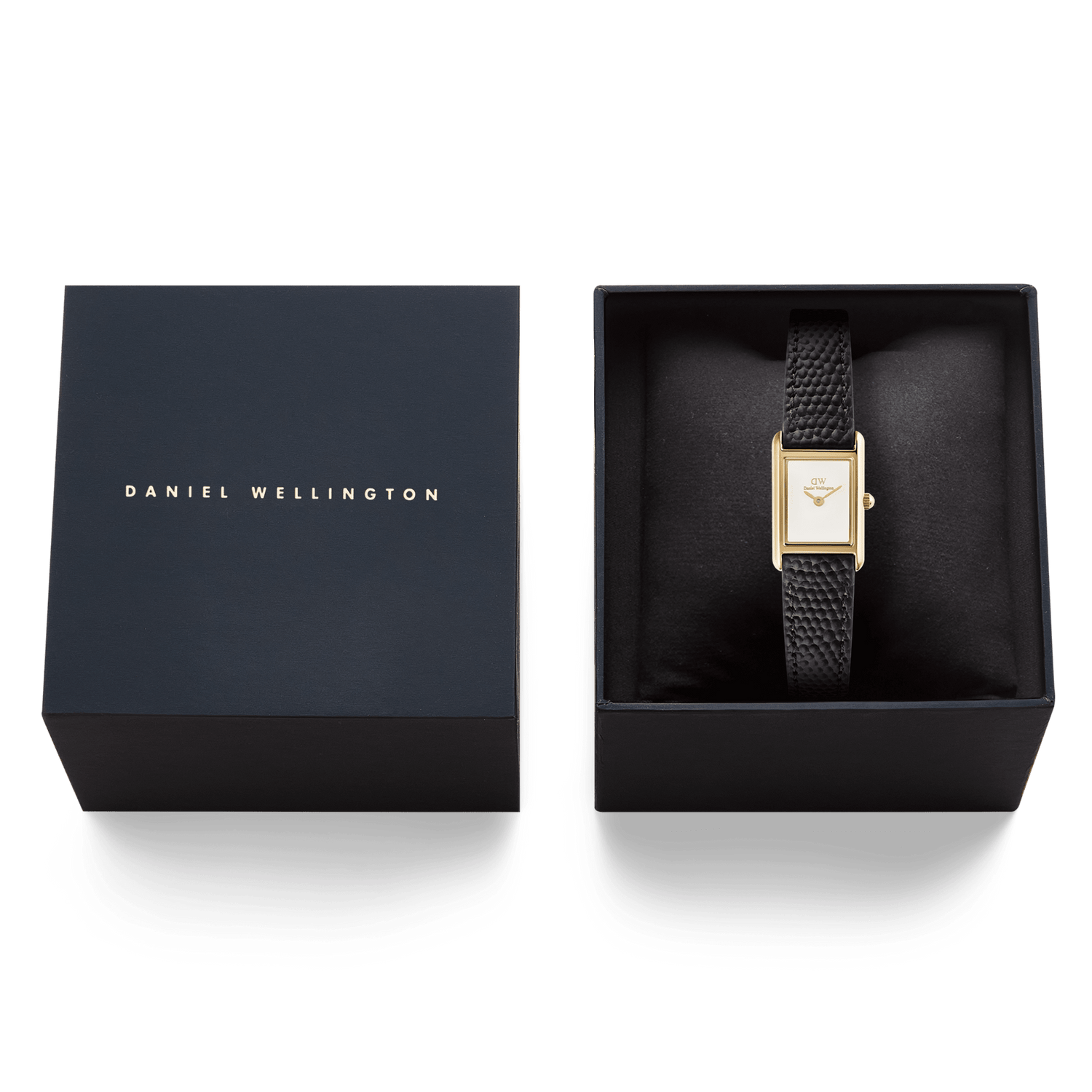 Bound Mini Black Lizard Gold