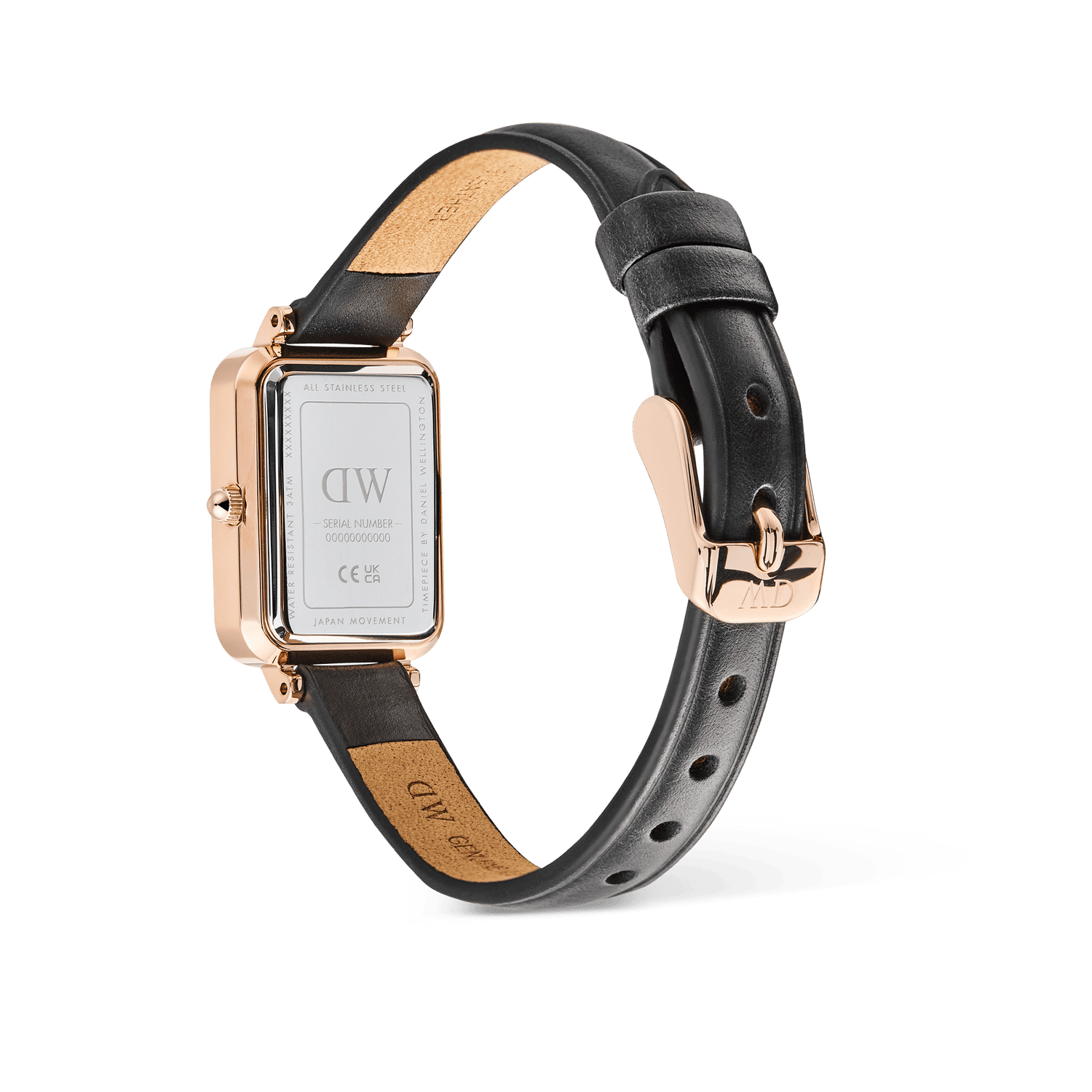 Quadro Roman Numerals Date Sheffield Rose Gold