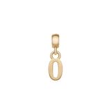 Number Charm Gold