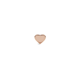 Heart Stud Rose Gold