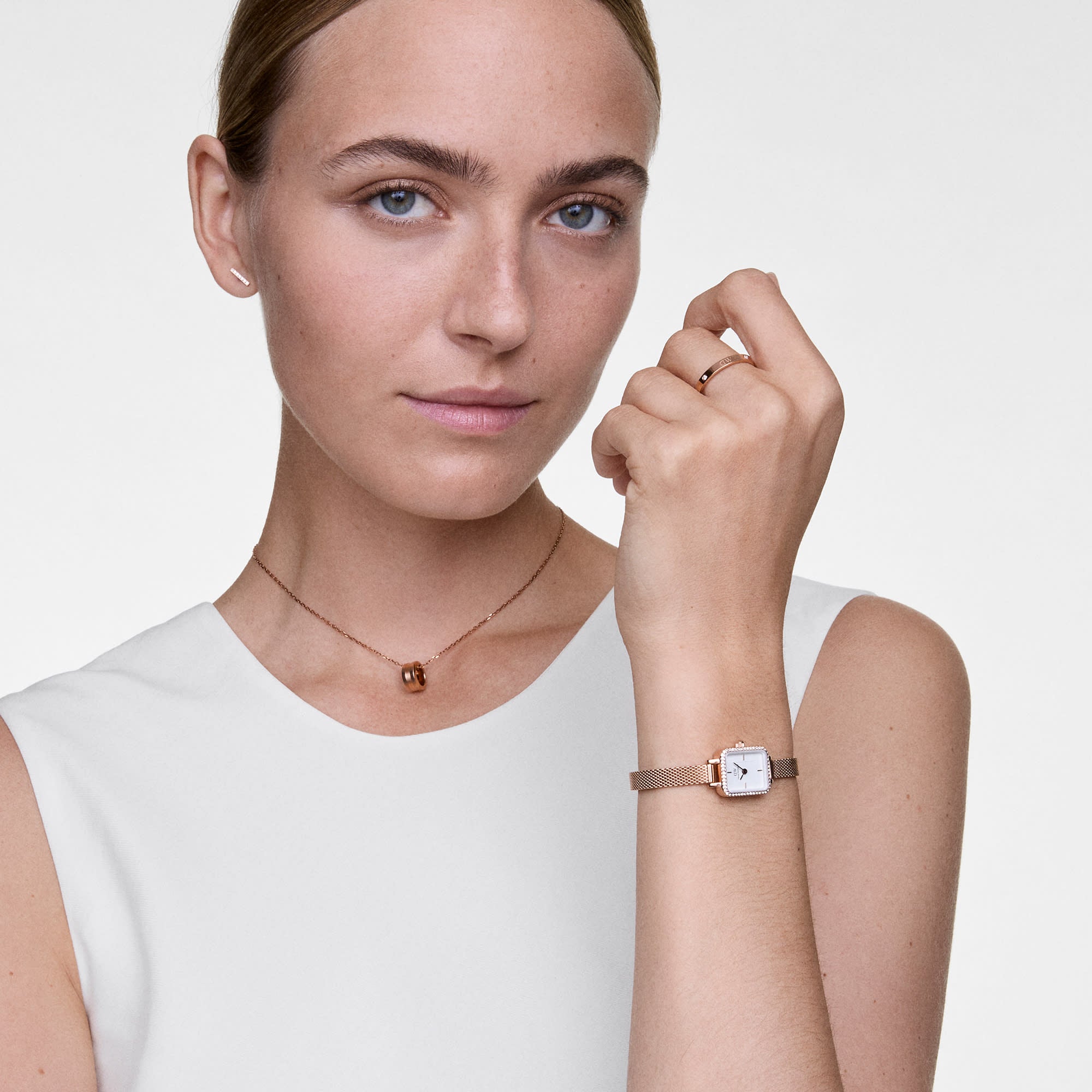 Jewellery - Elan Necklace in rose gold one size | DW