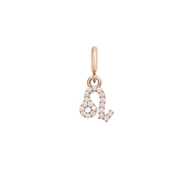Zodiac Watch Charm Rose Gold