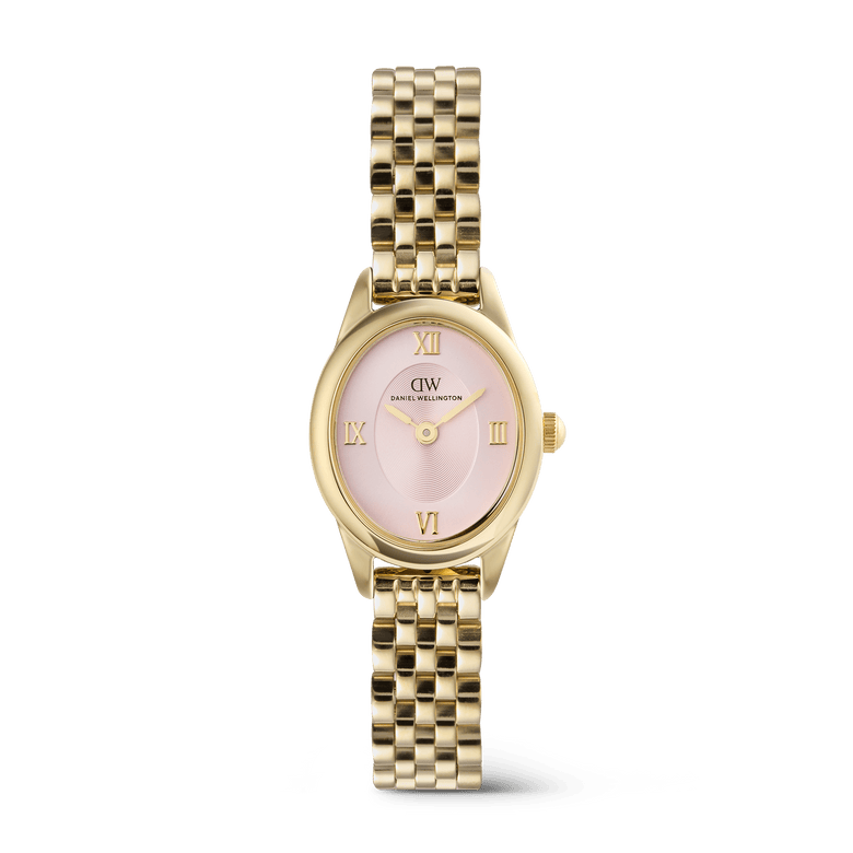 Ophelia Mini Vintage Rose Beans Link Gold