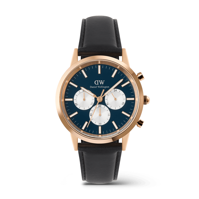 Iconic Chronograph Sheffield Arctic Panda Rose Gold