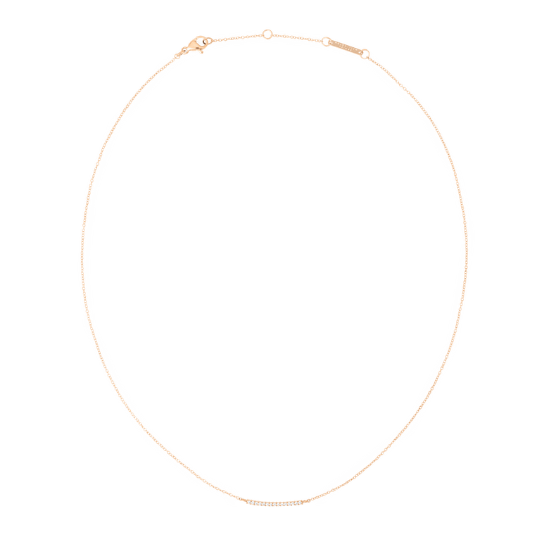 Mirelle Eternity Necklace Rose Gold