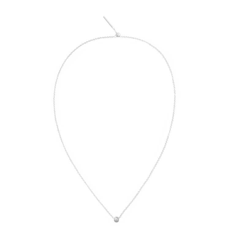 Pavé Orb White Crystal Charm