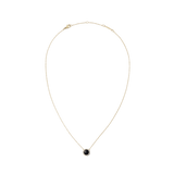 Audrey Necklace Black Agathe Gold