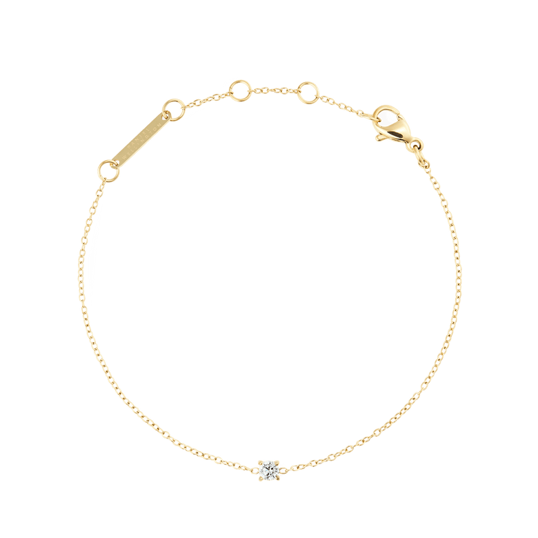 Mirelle Solitaire Bracelet Gold