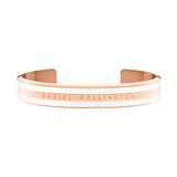 Emalie Bracelet Satin White Rose Gold
