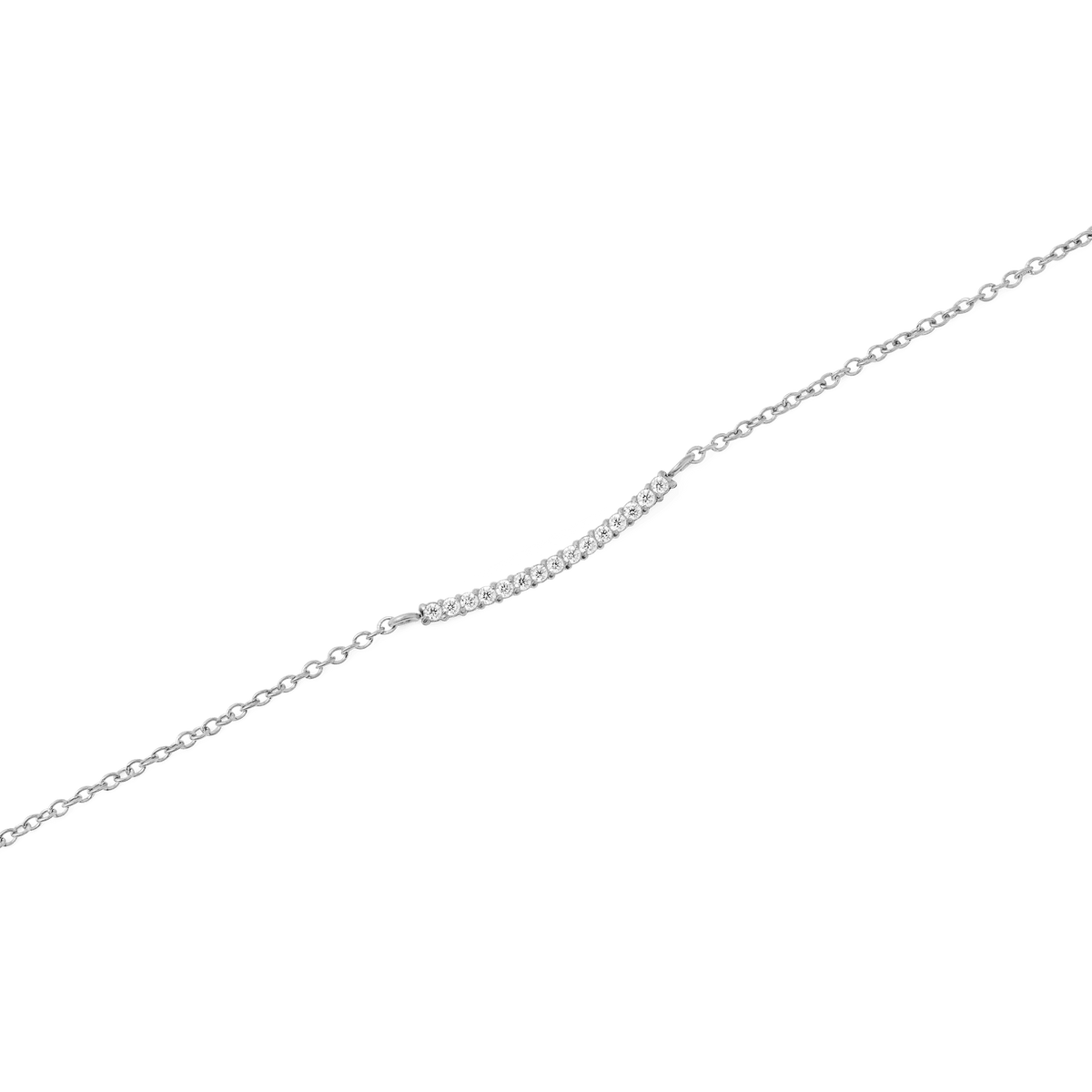 Mirelle Eternity Necklace Silver