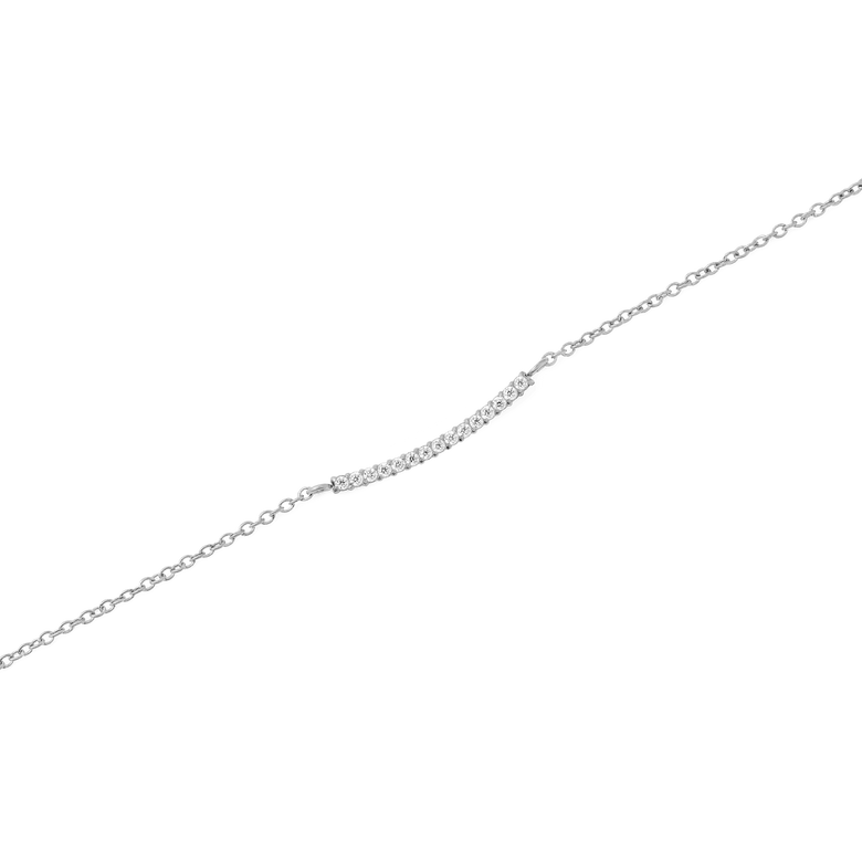 Mirelle Eternity Necklace Silver