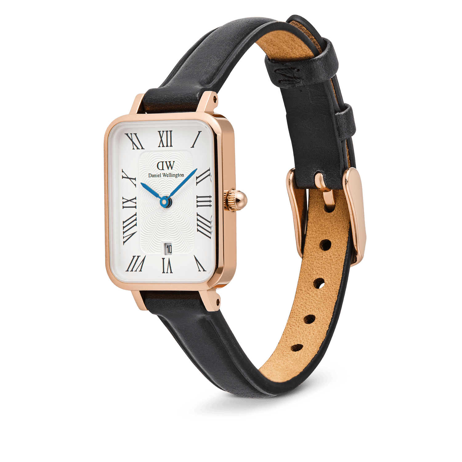 Quadro Roman Numerals Date Sheffield Rose Gold