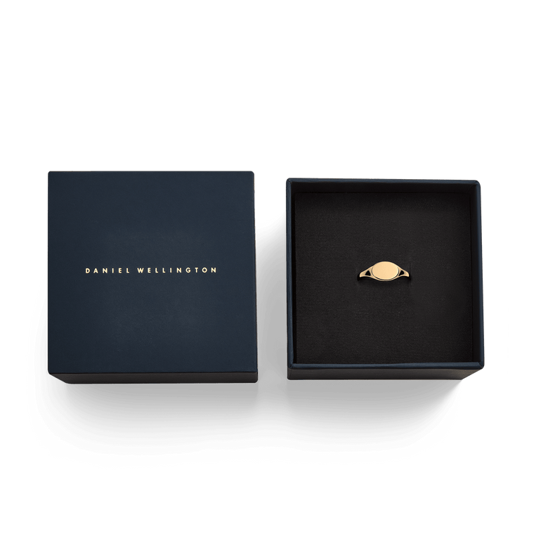 Classic Mini Signet Ring Rose Gold