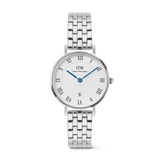 Petite Roman Numerals Date 5-link  Silver