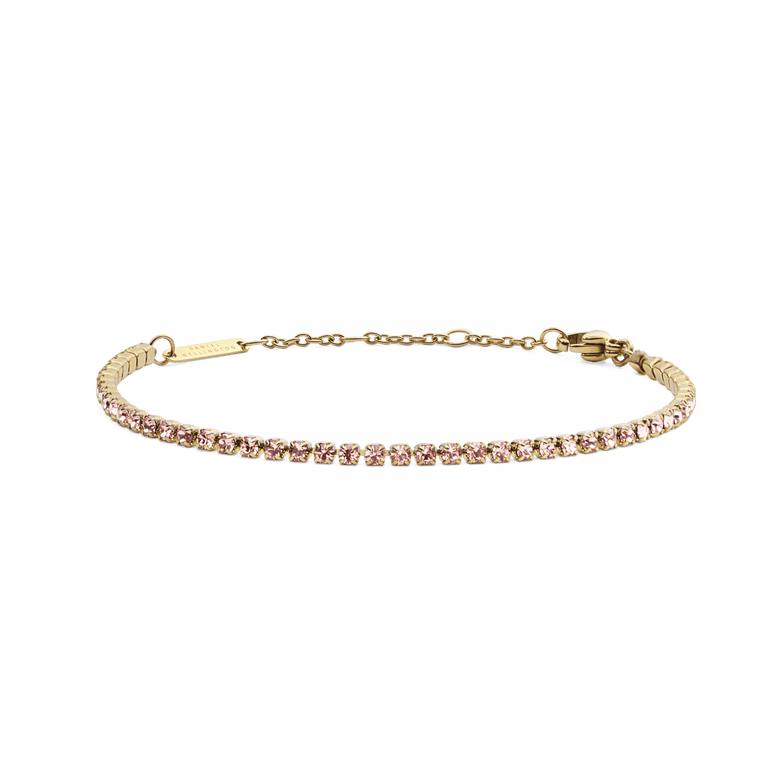 Classic Tennis Vintage Rose Bracelet Gold