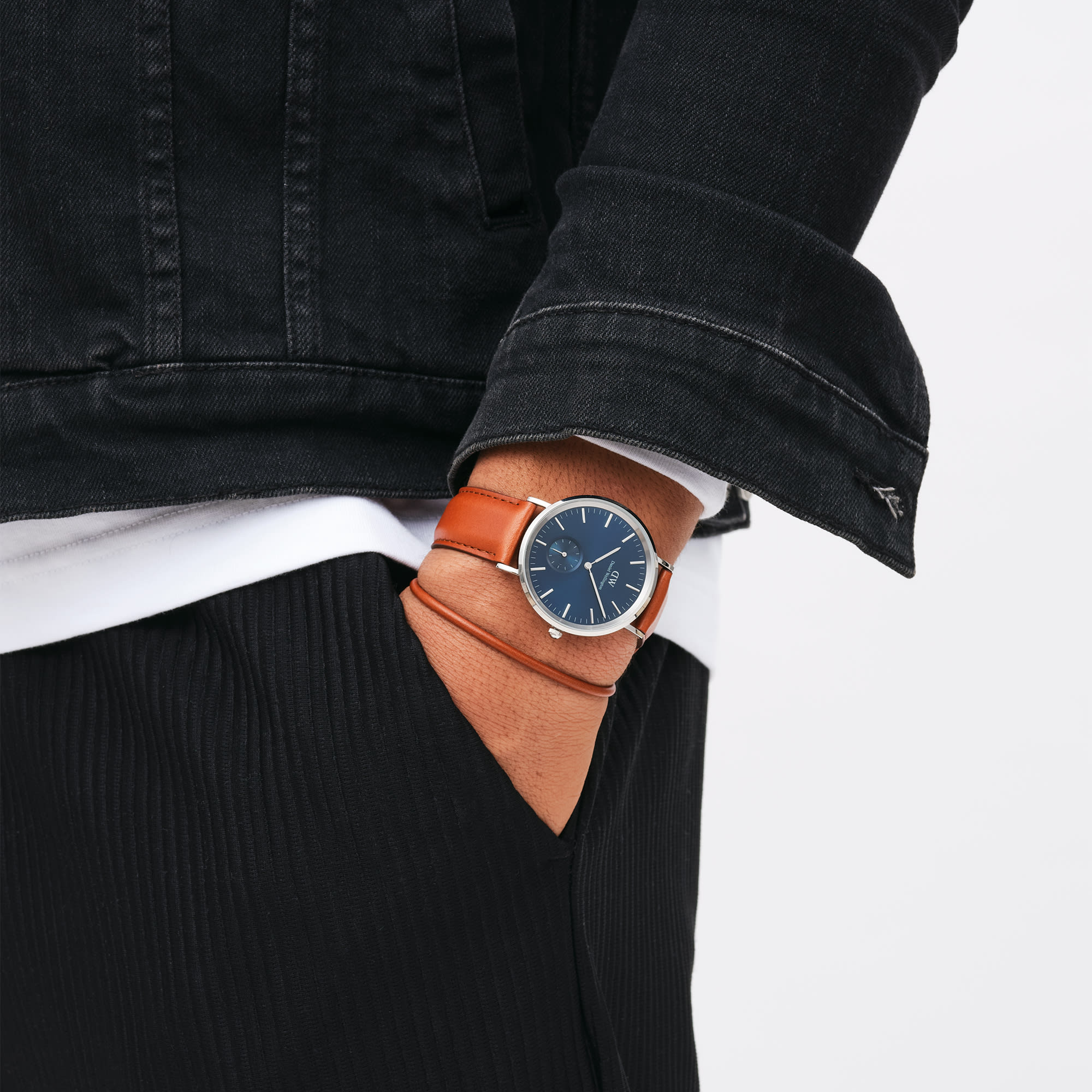 Daniel Wellington DW Perfect Pair St Mawes 185mm Silver