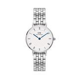 Petite Roman Numerals 5-Link Silver