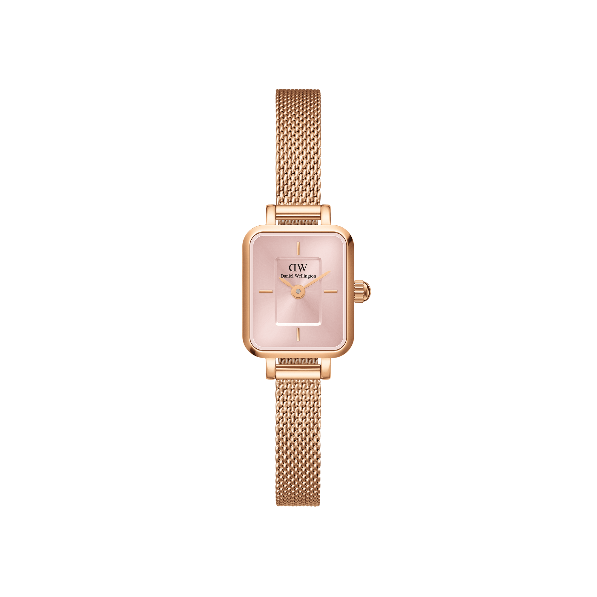 DW00100650 Daniel Wellington Ladies Quadro Micro Rose Gold 16mm Watch