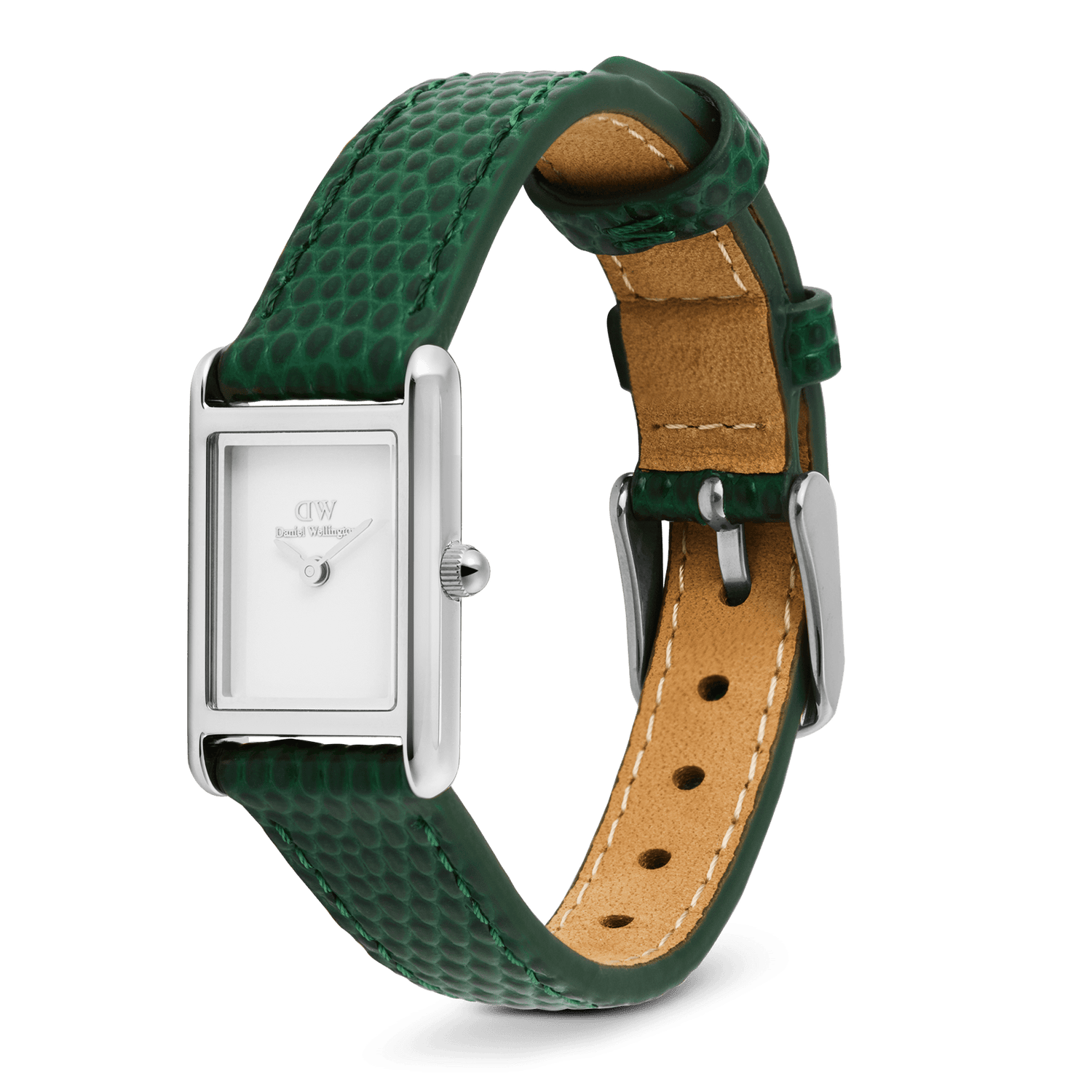 Bound Mini Green Lizard Silver