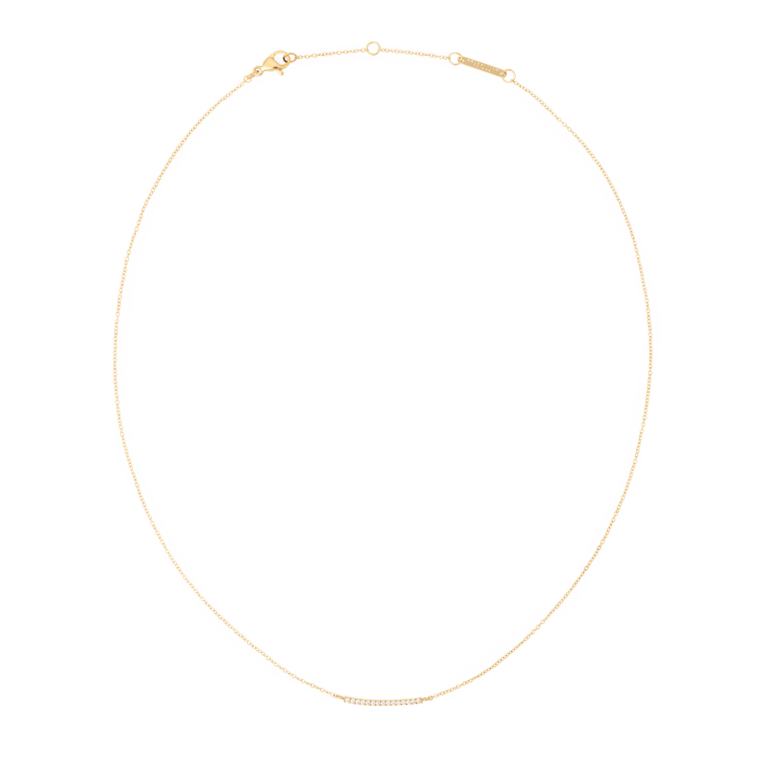 Mirelle Eternity Necklace Gold