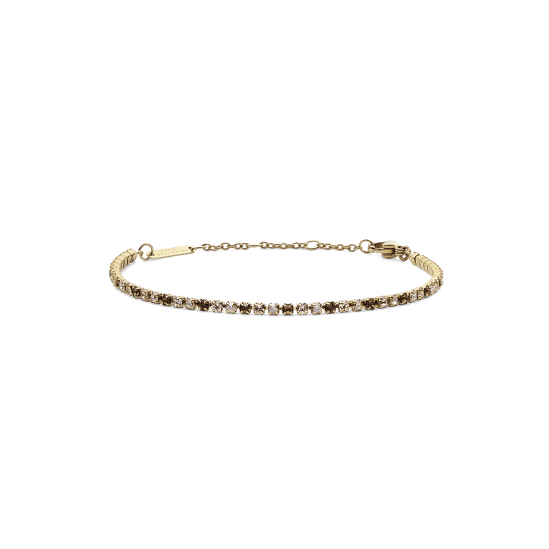 Classic Tennis Bracelet Honey Combo Gold