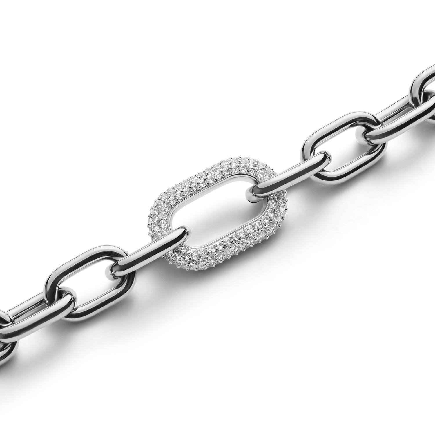 Crystal Link Bracelet Silver | DW Crystal Link Bracelet Silver | DW