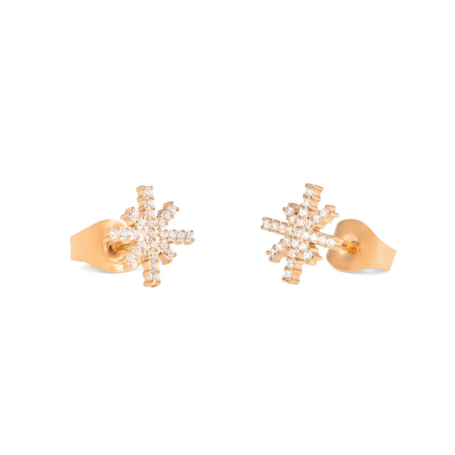 Mirelle Star Earrings Rose Gold