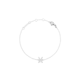 Crystal Zodiac Chain Bracelet Silver