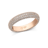 Pavé Ring Rose Gold 5 mm