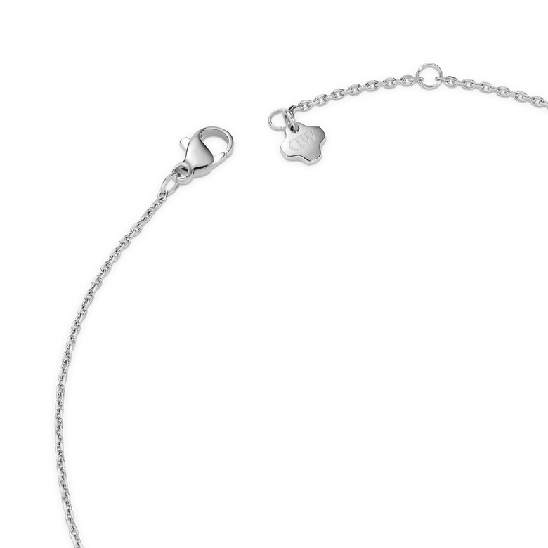 North Star Necklace 7 Small Black Enamel Silver