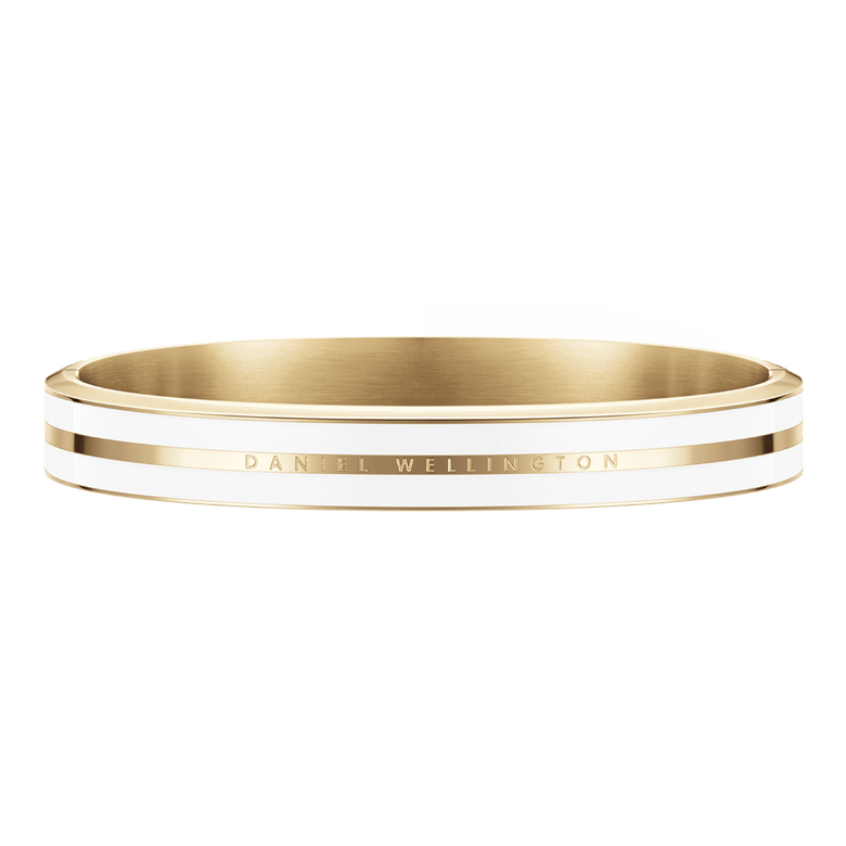Emalie Infinite Gold Satin White