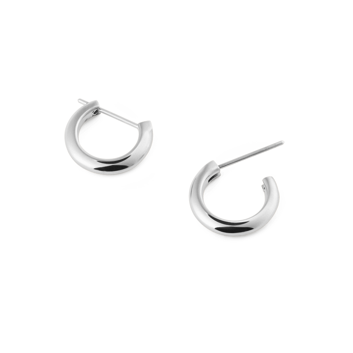 Arch Earring Silver 9mm