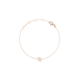 Crystal Zodiac Chain Bracelet Rose Gold