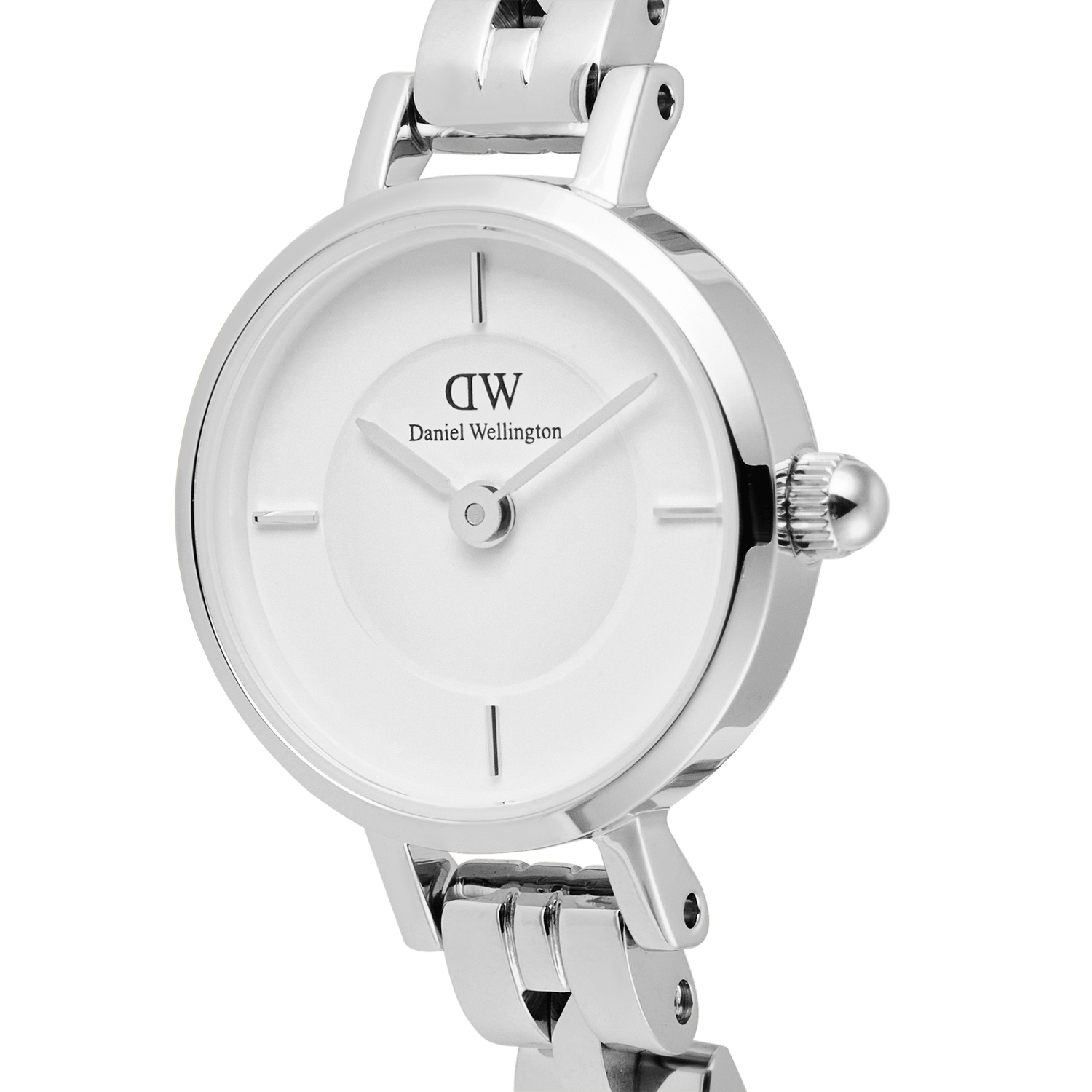 Petite Mini Arch 3-link White Silver
